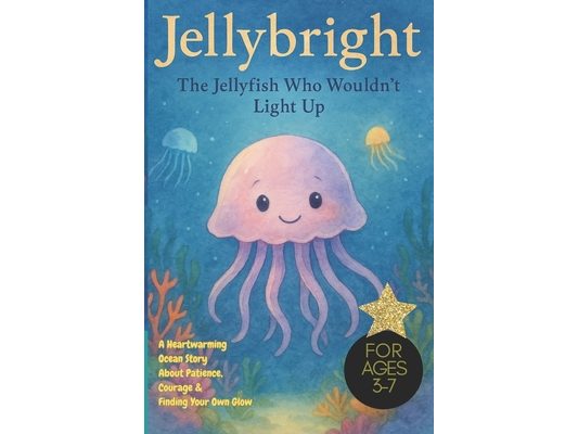 JellyBright The Jellyfish Who Wouldn't Light Up: A Heartwarming Ocean Story About Patience, Courage & Finding Your Own Glow, jellyfish story, ocean lo