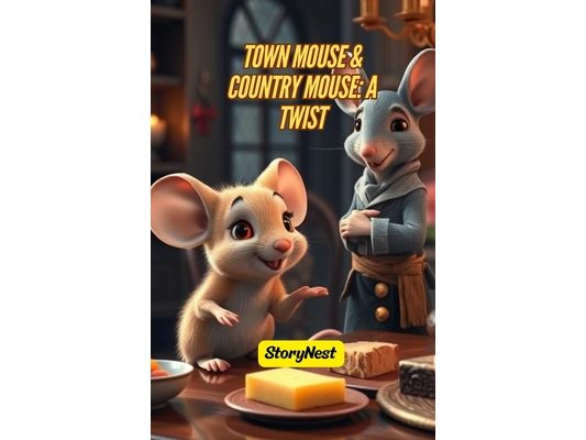 Town Mouse & Country Mouse: A Twist - A Modern Adventure Story for Kids with Courage, Friendship & Fun: A Heartwarming Children's Tale of Bravery, Kin