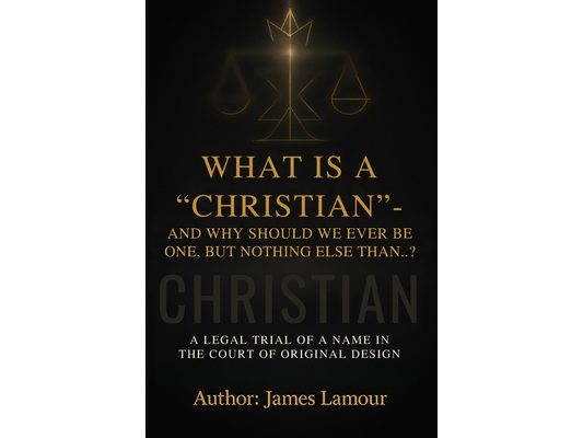 What Is a "Christian" - And Why Should We Ever Be One, But Nothing Else Than...?: A Legal Inquiry into a Word, a System, and the Lost Identity of Sons