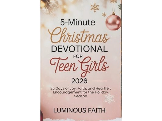5-Minute Christmas Devotional for Teen Girls 2026: 25 Days of Joy, Faith, and Heartfelt Encouragement for the Holiday Season