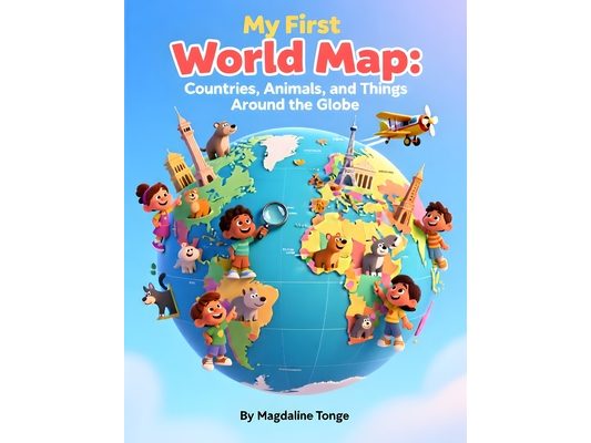 My First World Map: Countries, Animals, and Things Around the Globe: world map book for kids, countries of the world for children, geography for early
