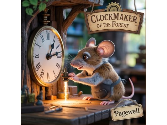 Clockmaker of the Forest Kids Story Book Kids Picture Book: A Magical Woodland Adventure About Teamwork, Time, and the Power of Friendship for Kids Ag