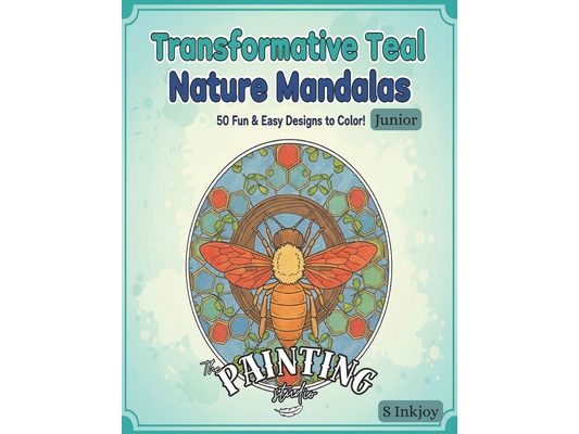 Transformative Teal Nature Mandalas: The Painting Studio