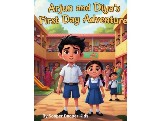 Arjun And Diya First Day At School: A Story About Courage and Making New Friends