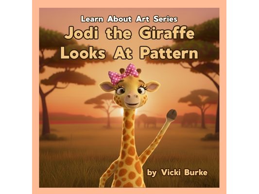 Jodi the Giraffe Looks At Pattern