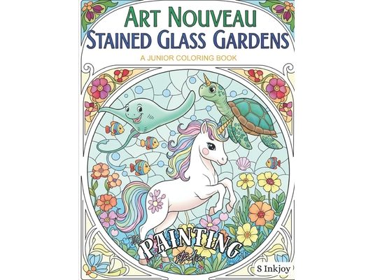 Art Nouveau Stained Glass Gardens Junior: The Painting Studio