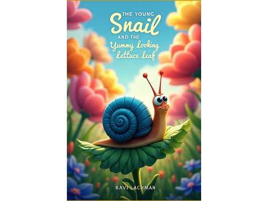 The Young Snail and the Yummy Looking Lettuce Leaf