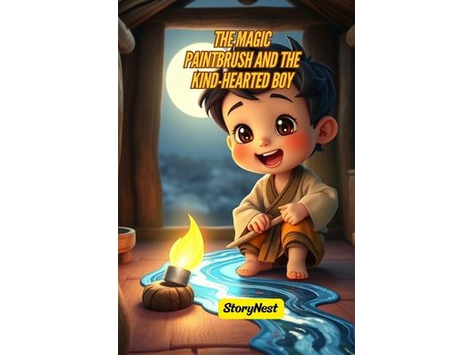The Magic Paintbrush and the Kind-Hearted Boy: A Heartwarming Moral Story for Kids About Kindness, Sharing & Imagination: A Beautiful Bedtime Picture