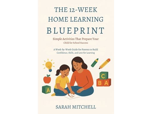 The 12-Week Home Learning Blueprint: Simple Activities That Prepare Your Child for School Success: A Week-by-Week Guide for Parents to Build Confidenc