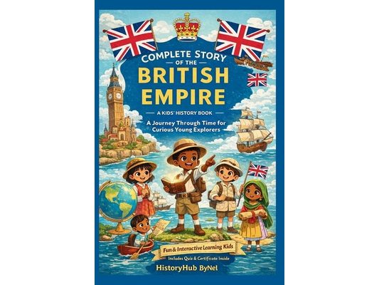 Complete Story of the BRITISH EMPIRE: A Kids' History Book: A Journey Through Time, Triumphs, and Troubles-For Curious Young Explorers