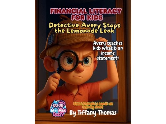 Financial Literacy for Kids Detective Avery Stops the Lemonade Leak: Avery teaches kids what is an income statement!