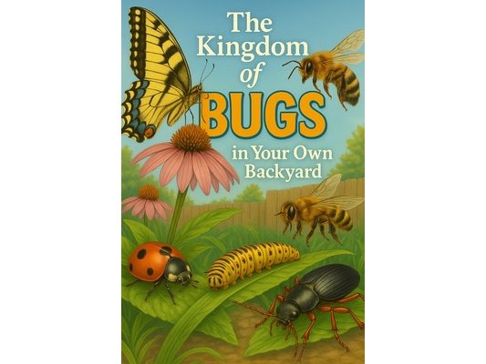 The Kingdom of Bugs in Your Own Backyard: Illustrated Insects Field Guide and Fun Facts Book for Kids