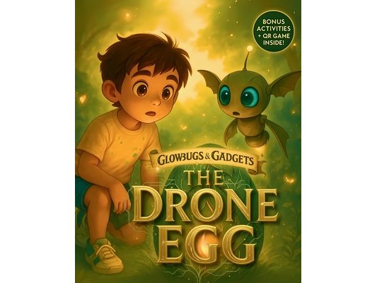 The Drone Egg: Book 1 of the Glowbugs & Gadgets Trilogy - A Future-Ready Adventure with Games, Activities & Digital Wisdom for Ages 6-8