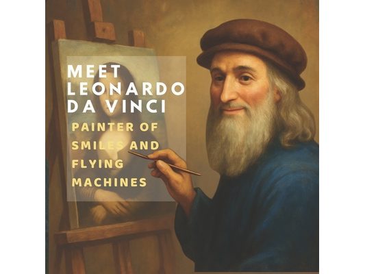 Meet Leonardo da Vinci: Painter of Smiles and Flying Machines