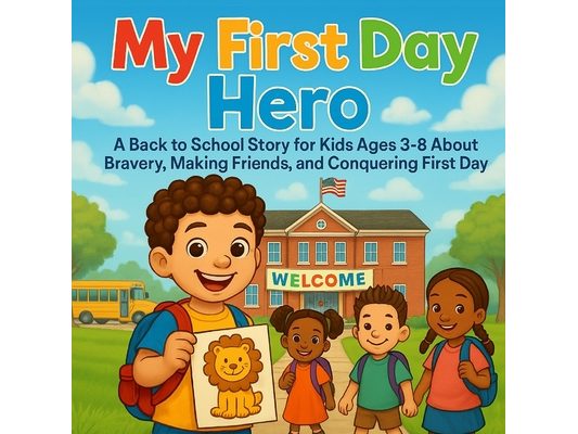 My First Day Hero: A First Day of School Book for Kids Ages 3-8: Builds Confidence, Eases School Anxiety, and Encourages Friendship & Emotional Learni