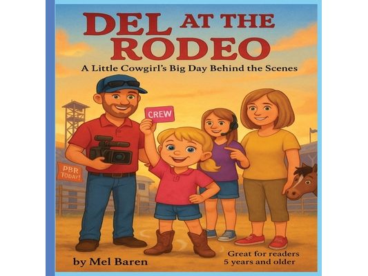 "Del at the Rodeo" A Little Cowgirl's Big Day Behind the Scenes: A Heartwarming Children's Book About Horses, Bulls, Rodeo Life, Friendship, Family, a