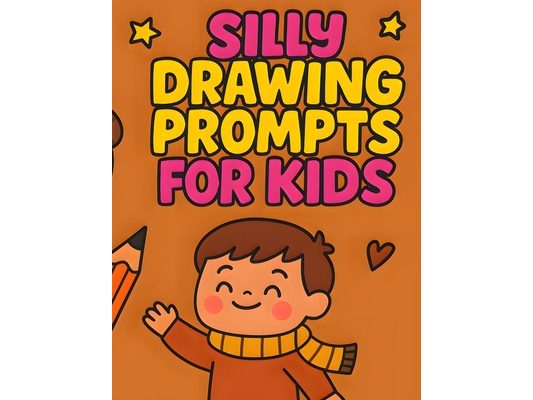 Silly Drawing Prompts for Kids: Fall Leaves and Harvest-Themed Creative Drawing Fun for Ages 6-12