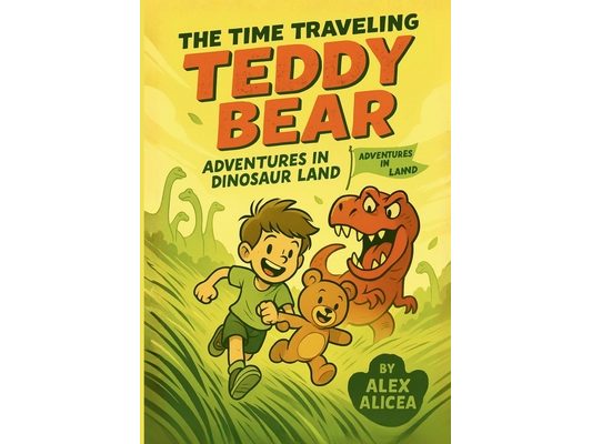 The Time Traveling Teddy Bear: Adventures in Dinosaur Land