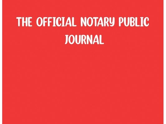 The Official Notary Public Journal-Red