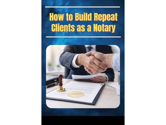 How to Build Repeat Clients as a Notary