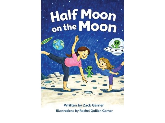 Half Moon on the Moon