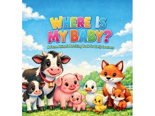 Where Is My Baby: A Fun Farm Animal Matching Book for Toddlers: A Fun Farm Animal Matching Book for Toddlers