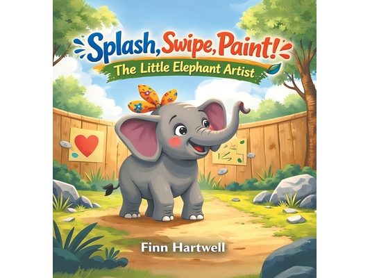 Splash, Swipe, Paint! The Little Elephant Artist: A Sweet Picture Book About Self-Expression and Believing in Yourself for Kids Ages 3-5