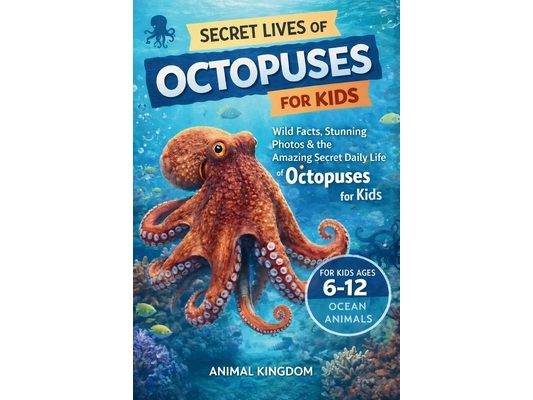 Secret Lives of Octopuses for Kids: Wild Facts, Stunning Photos inside the Amazing Secret Daily Life of Octopuses for Kids Aged 6-12