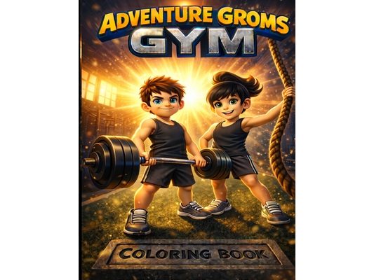 Adventure Groms: Weightlifting, Strength Training, Fitness Workouts, Gym Exercises, Bodybuilding and Active Lifestyle Scenes for Kids, Teens and Adult