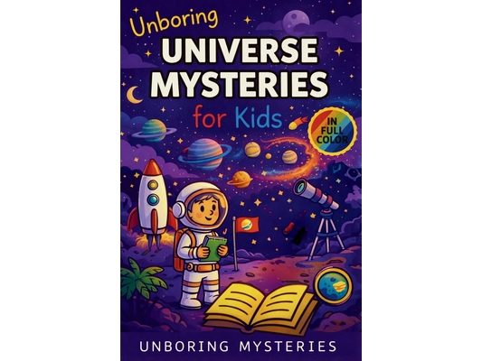 Unboring Universe Mysteries for Kids: Funny, Fascinating Guide to the Most Baffling Cosmic Mysteries, Black Holes, and Hidden Space Secrets