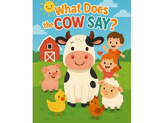 What Does the Cow Say?: A Fun Animal Sounds Book for Toddlers Ages 1-3 - Moo, Baa, Quack & More!
