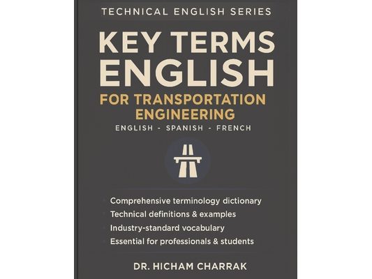 Key Terms EGLISH For Transportation Engineering (English - Spanish - French)