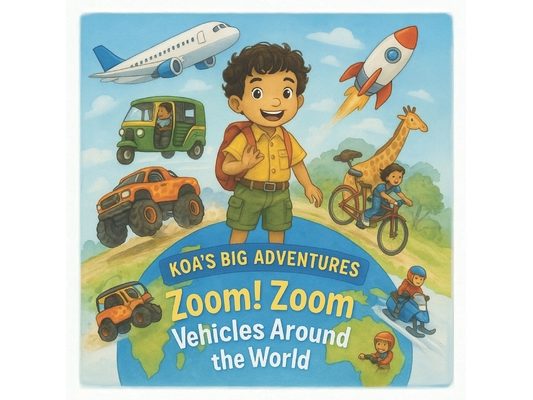 Koa's Big Adventures: Zoom! Zoom! Vehicles Around the World: A Fun and Educational Picture Book About Real Vehicles from Around the World
