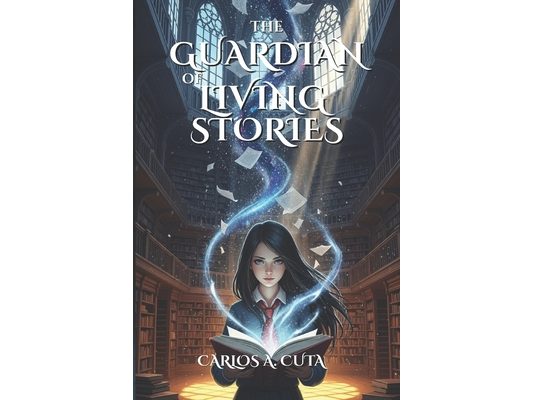The Guardian of Living Stories: A Young Adult Fantasy Adventure in a Magical Library (Chronicles of Silence Book 1)