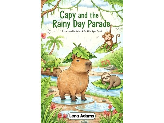 Capy and the Rainy Day Parade - Stories and facts book for kids Ages 6-10: Discover the world of baby capybaras in 8 fun stories with real facts at th