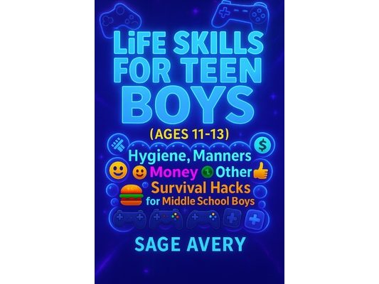 Life Skills for Teen Boys (Ages 11-13): Hygiene, Manners, Money, Cooking, Confidence & Other Survival Hacks for Middle School Boys