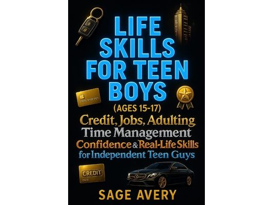 Life Skills for Teen Boys (Ages 15-17): Credit, Jobs, Adulting, Time Management, Confidence & Real-Life Skills for Independent Teen Guys (Because Life