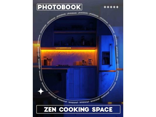Zen Cooking Space Photo Book: Elevate Your Culinary Experience With 40 Unique Images Of Tranquil Cooking Spaces