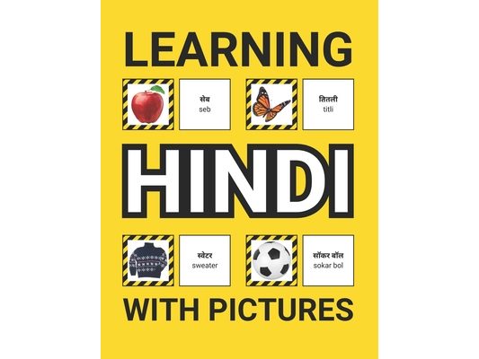 Learning Hindi with Pictures for Beginners: 500 Hindi Vocabulary for Teachers, Students, and Children