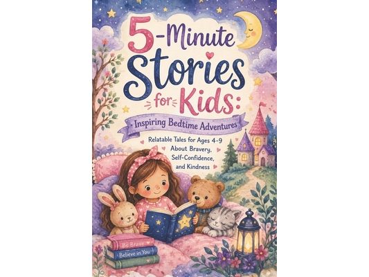 5-Minute Stories for Kids: Inspiring Bedtime Adventures: Relatable Tales for Ages 4-9 About Bravery, Self-Confidence, and Kindness