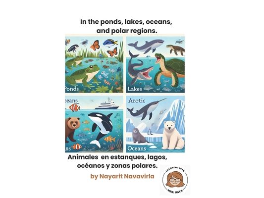 In the ponds, lakes, oceans, and polar regions