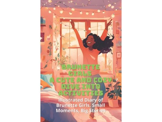 Brunette Girls A Cute and Cozy activities: Illustrated Diary of Brunette Girls. Small Moments, Big Stories