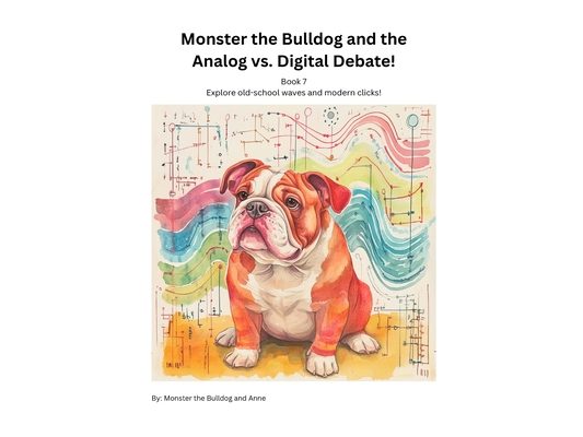 Book 7 - Monster the Bulldog and the Analog vs. Digital Debate!