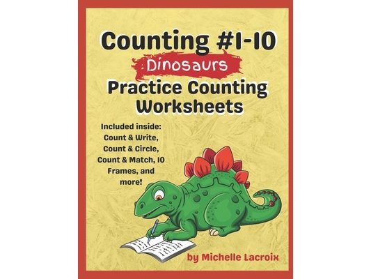 Counting #1-10 - Dinosaurs: Practice Counting Worksheets
