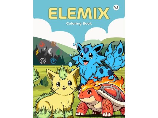 Elemix coloring book