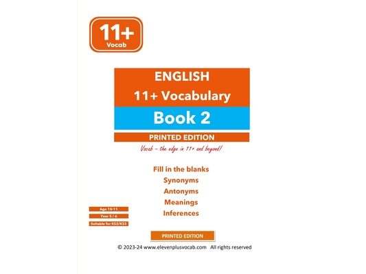 English 11+ Vocabulary - Book 2: Printed Edition