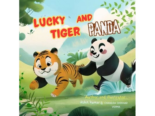Lucky Tiger and the Three Pandas: A Funny Rhyming Story Book for Kids, 3-7 ages