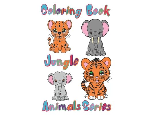 Coloring Book: Jungle Animals