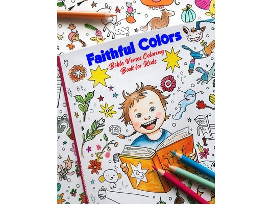 Faithful Colors: Bible Verses Coloring Book for Kids