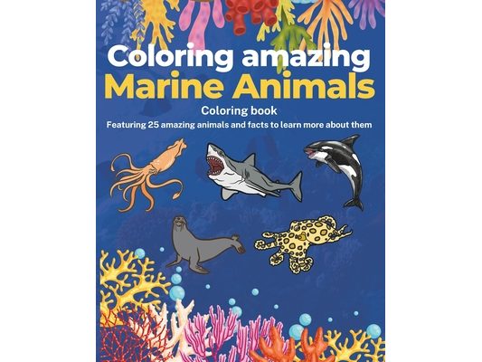Coloring amazing Marine Animals